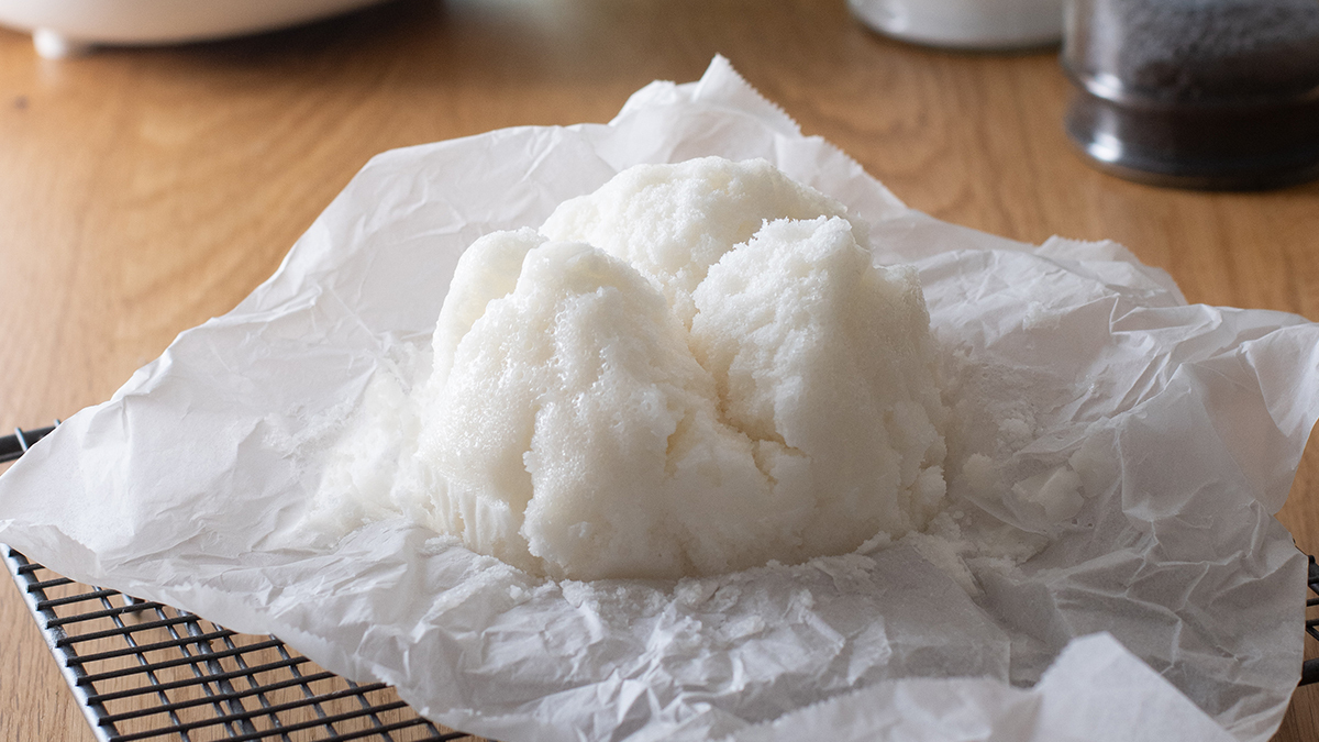 炊飯器でふわふわ米粉蒸しパン