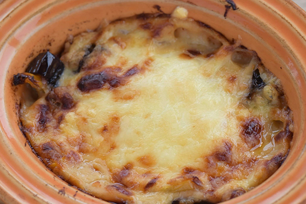 米粉と豆乳の味噌グラタン