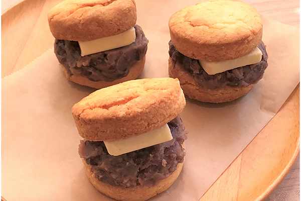 米粉のスコーン～あんバターサンド～