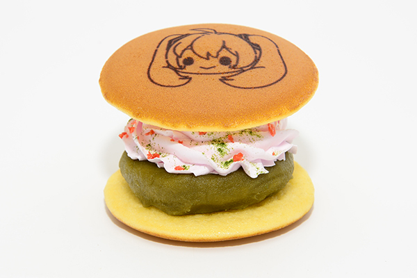 初音ミク どら焼き:MATCHA strawberry