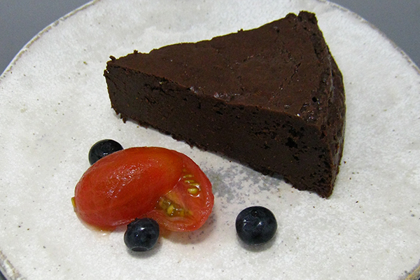 自然栽培米粉のガトーショコラ