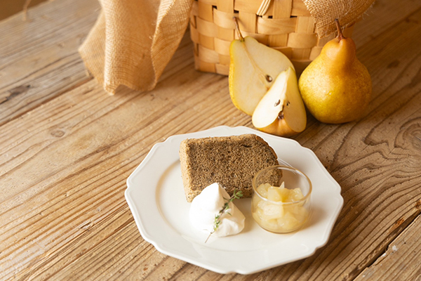 米粉のシフォンケーキ(時期によってフレーバーが変わります)