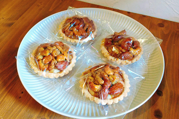 キャラメルナッツの米粉タルト