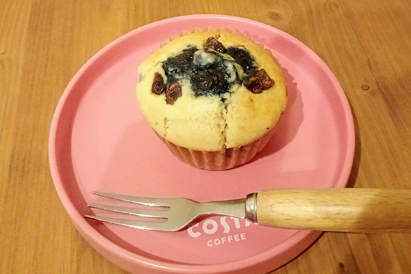 有機ブルーベリーの米粉マフィン