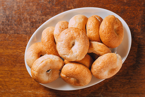 自家製米粉のベーグル