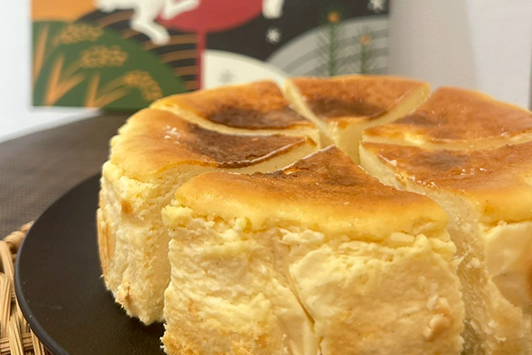 米粉のバスクチーズケーキ