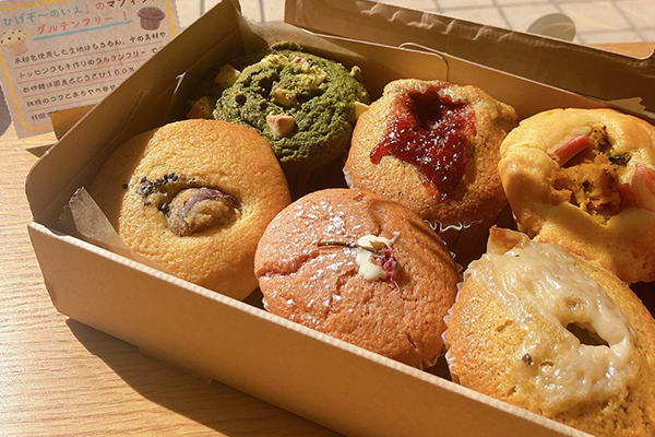 グルテンフリー米粉マフィン