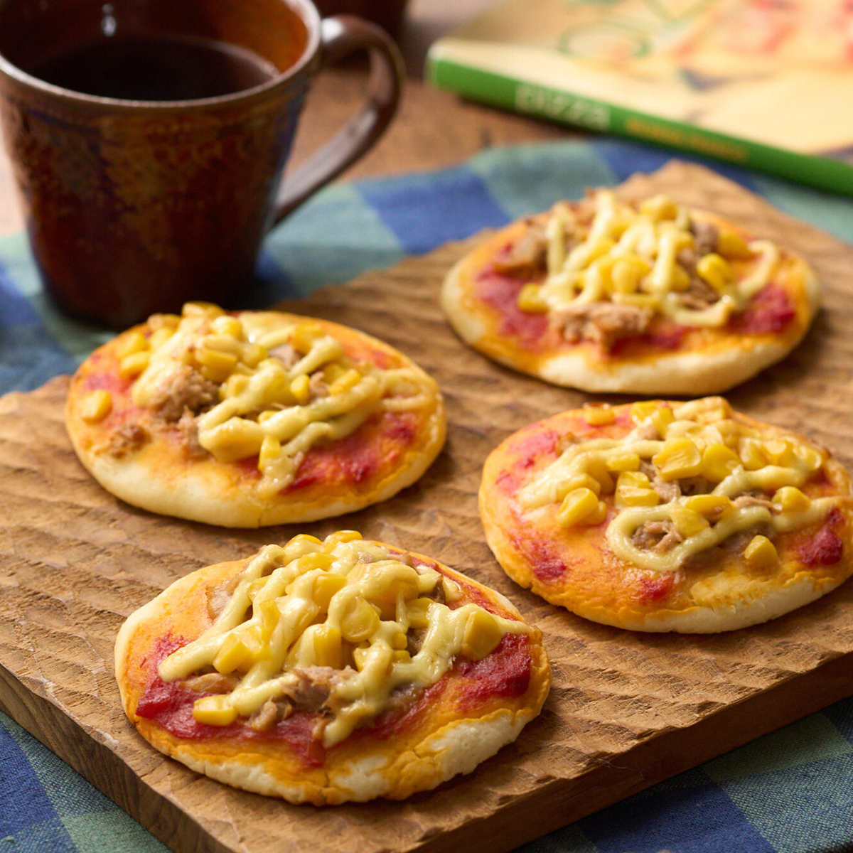 米粉のマヨコーンピザ