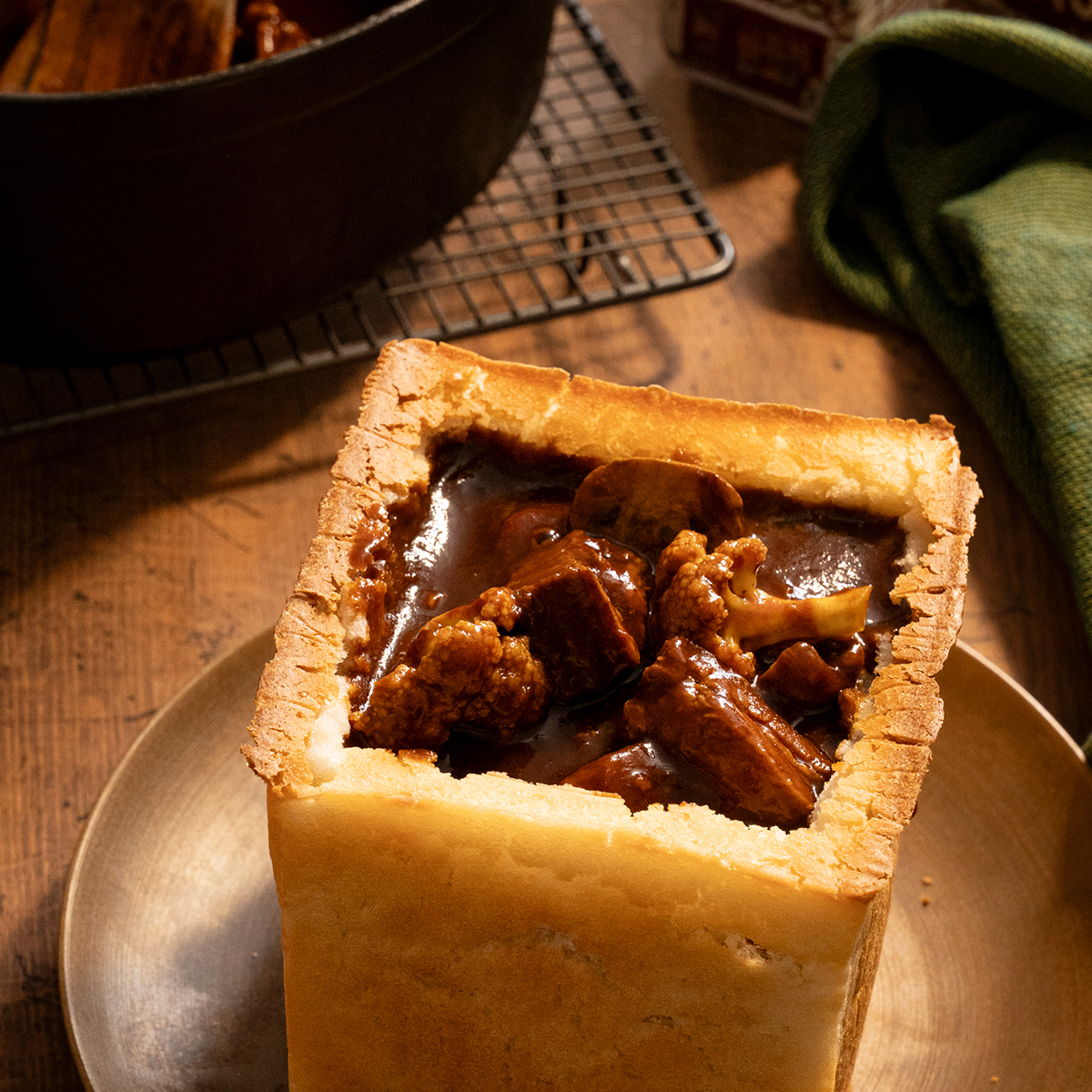 米粉のブレッドボウルシチュー