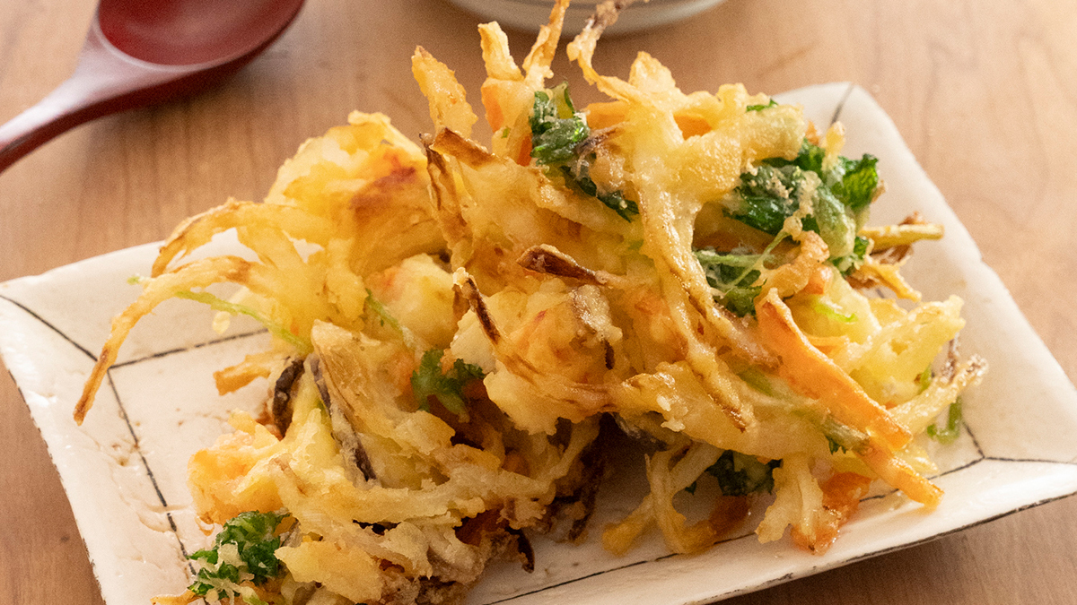 米粉のかき揚げ