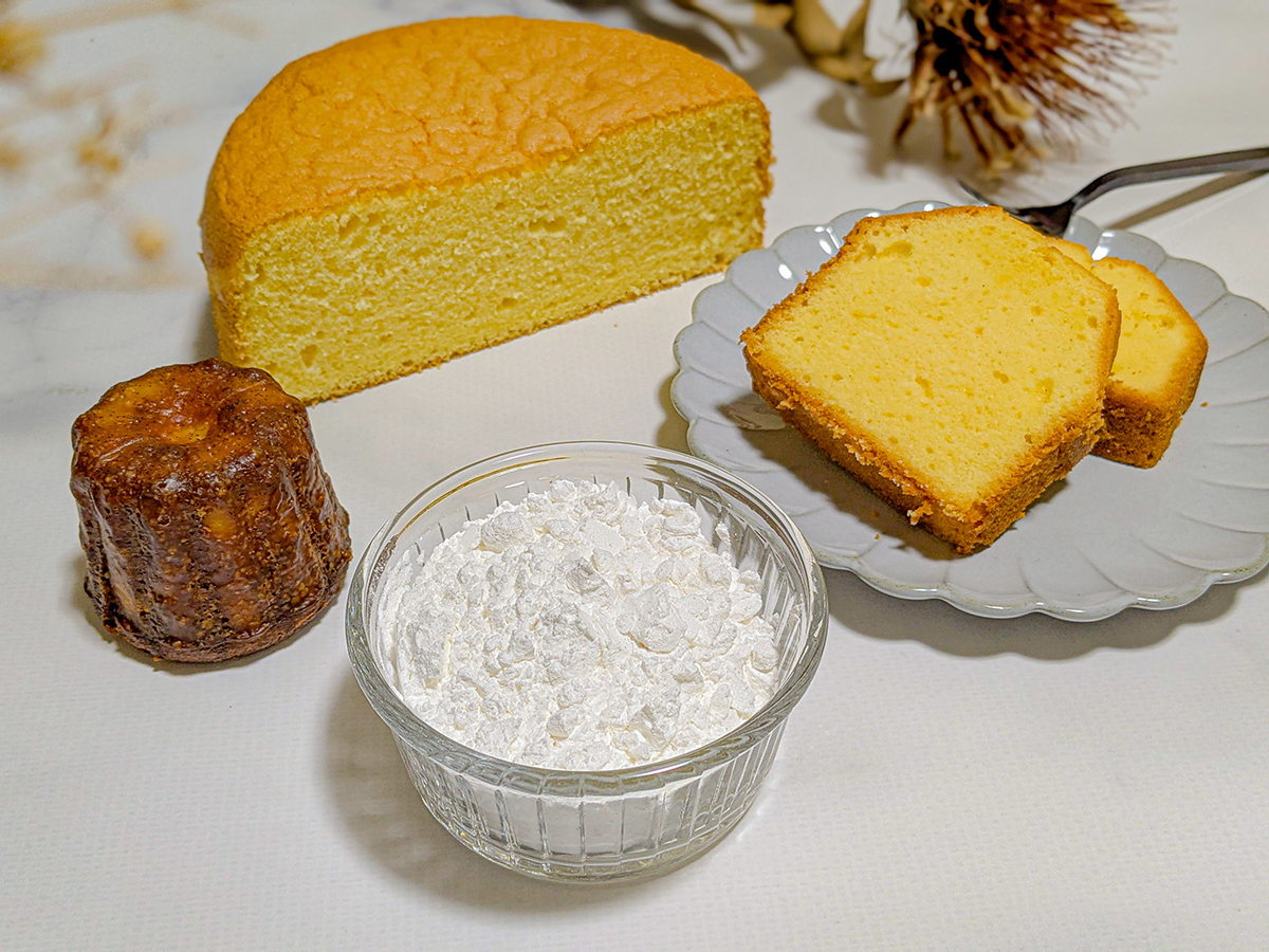米粉と小麦粉は置き換えできる?パウンドケーキとスポンジケーキ、カヌレで徹底比較