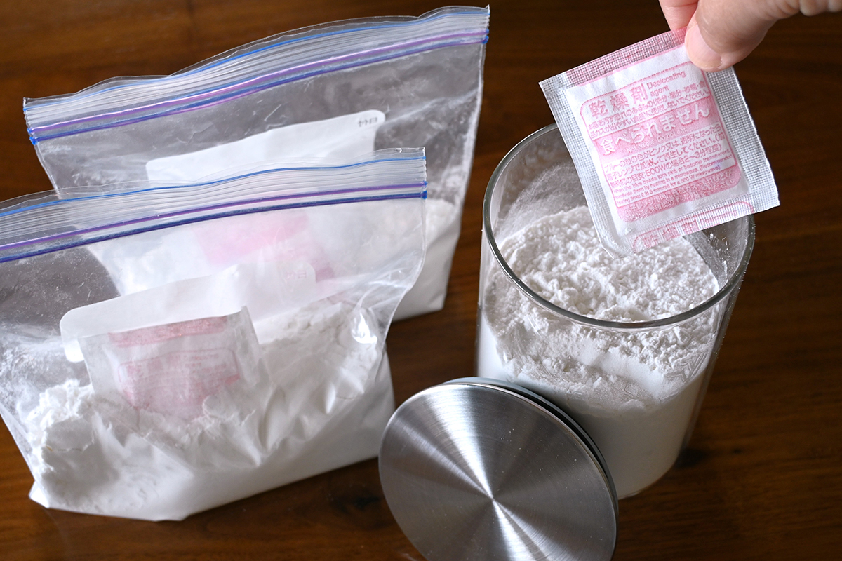 正しい保存で米粉をおいしく活用