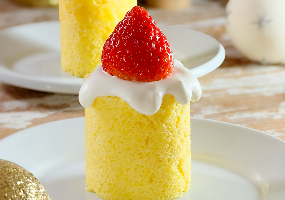 キャンドル風クリスマスケーキ