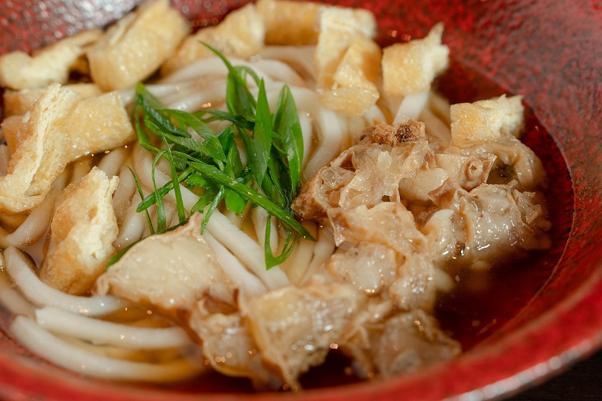 米粉のかすうどん