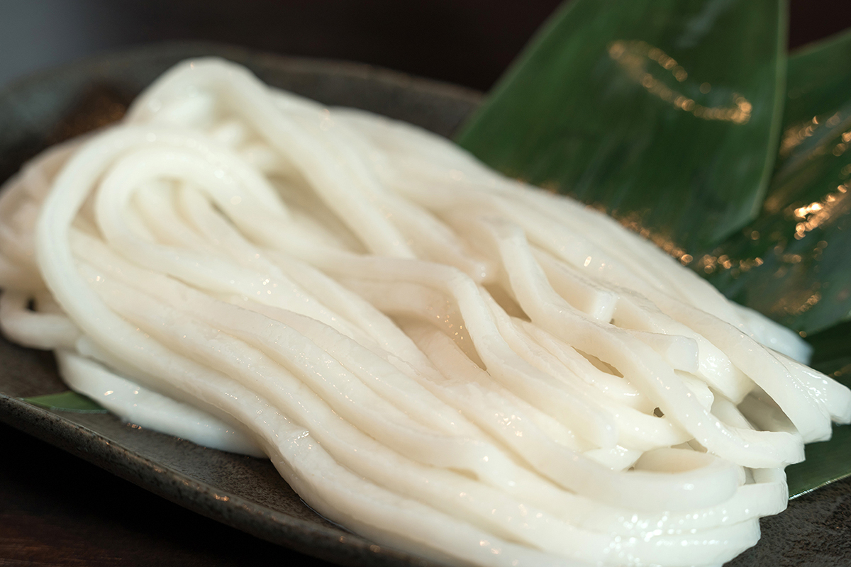 米粉のかすうどん