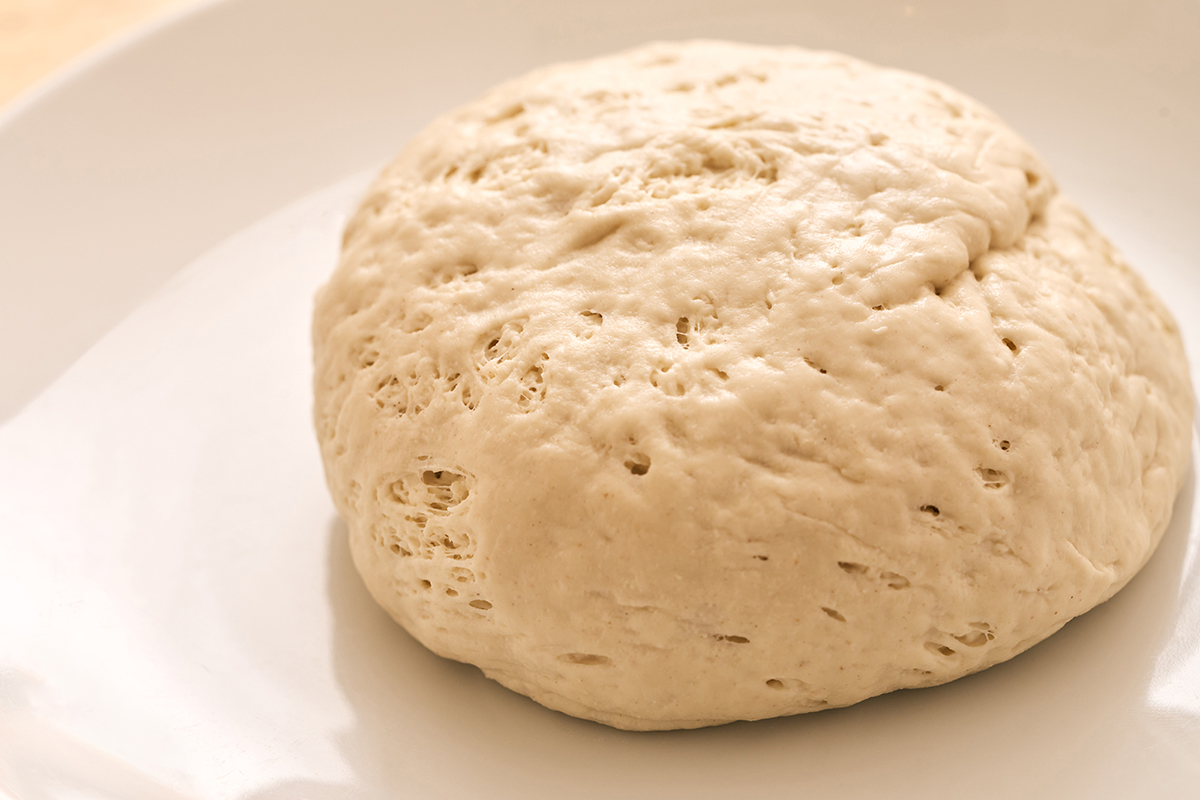 米粉ピッツァカルボナーラ